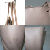 Saint Laurent- Leather Tote Bag With B Rank Pink Pouch