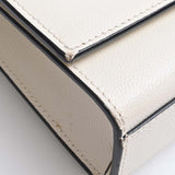 Saint Laurent- Leather Classic Kate Chain Shoulder Bag White/Black