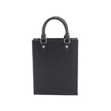 Louis Vuitton Epi Petit Sac Plat 2way Hand Shoulder Bag Leather Noir
