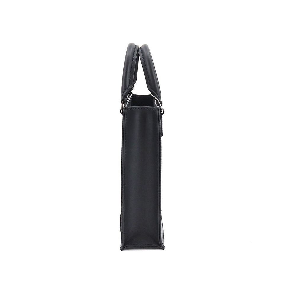 Louis Vuitton Epi Petit Sac Plat 2way Hand Shoulder Bag Leather Noir