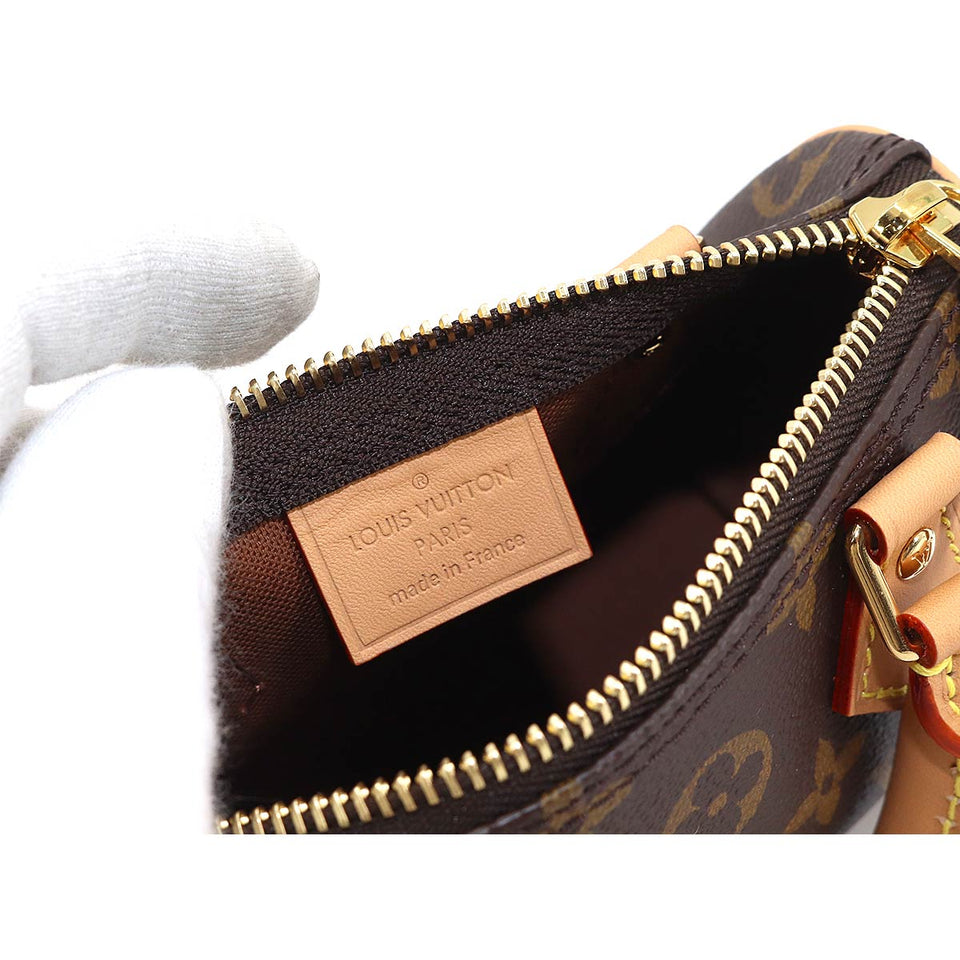 Louis Vuitton Monogram Nano Speedy 2Way Hand Shoulder Bag