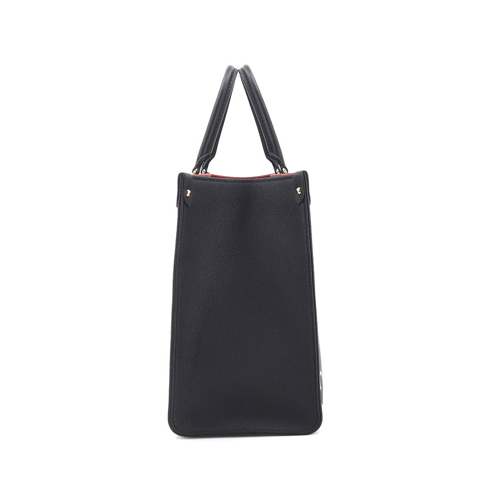 Louis Vuitton Monogram Implant On The Go MM 2Way Tote Shoulder Bag