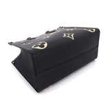 Louis Vuitton Monogram Implant On The Go MM 2Way Tote Shoulder Bag