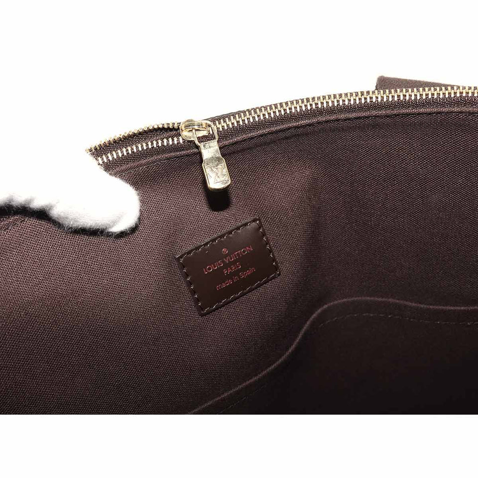 Louis Vuitton Damier Cabas Beaubourg Tote Bag Ebene Gold Metal
