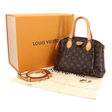 Louis Vuitton Monogram Rivoli PM 2Way Hand Shoulder Bag Brown