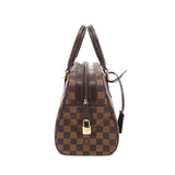 Louis Vuitton Damier Duomo Handbag Ebene Gold Metal Fittings