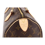 Louis Vuitton Monogram Speedy 25 Hand Bag Brown Gold Hardware