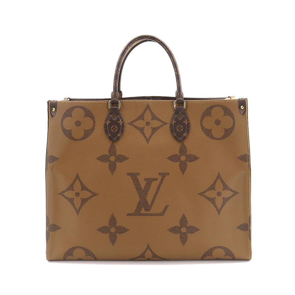Louis Vuitton Giant Monogram Onthego GM 2Way Tote Shoulder Bag