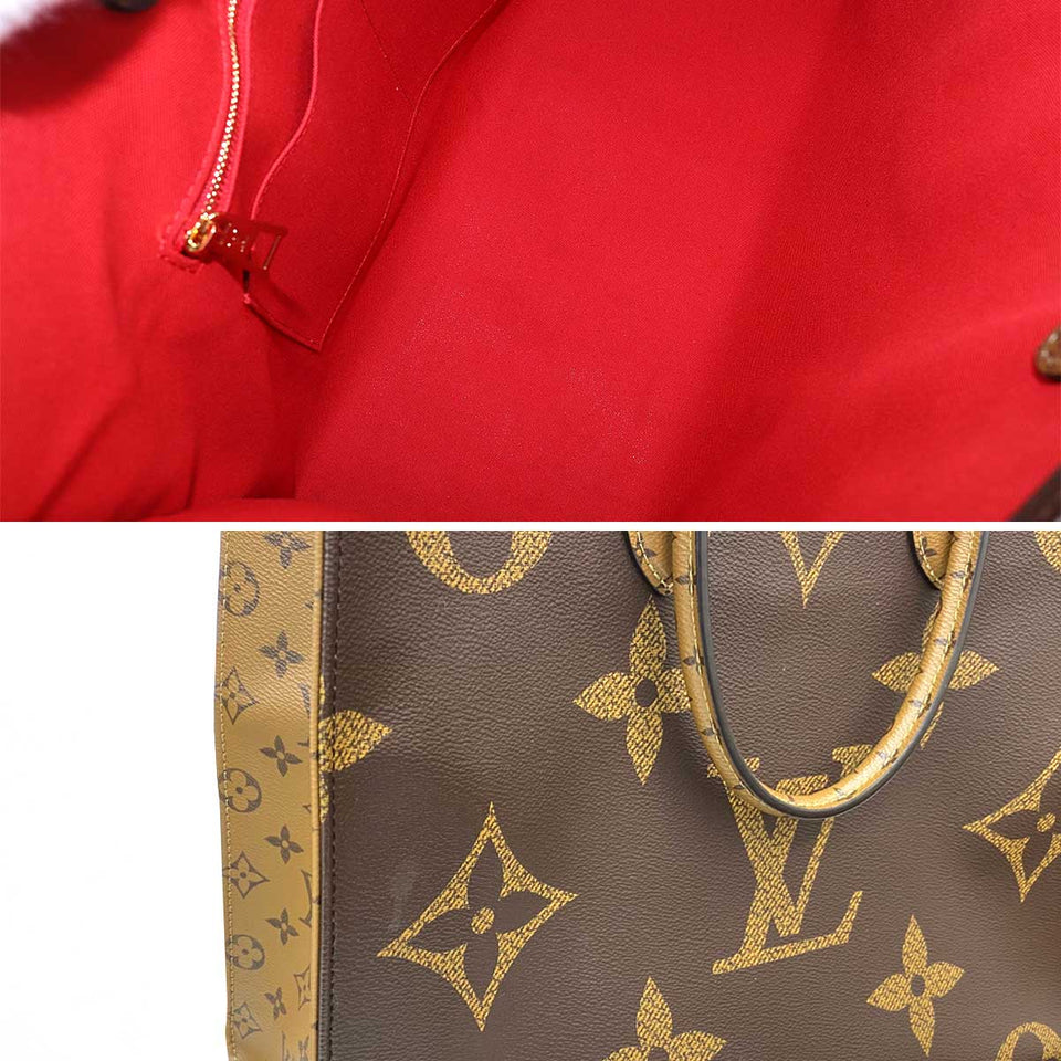 Louis Vuitton Giant Monogram Onthego GM 2Way Tote Shoulder Bag