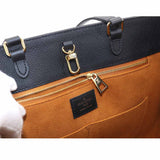 Louis Vuitton Monogram Implant OnTheGo MM Tote Shoulder Bag Noir Black