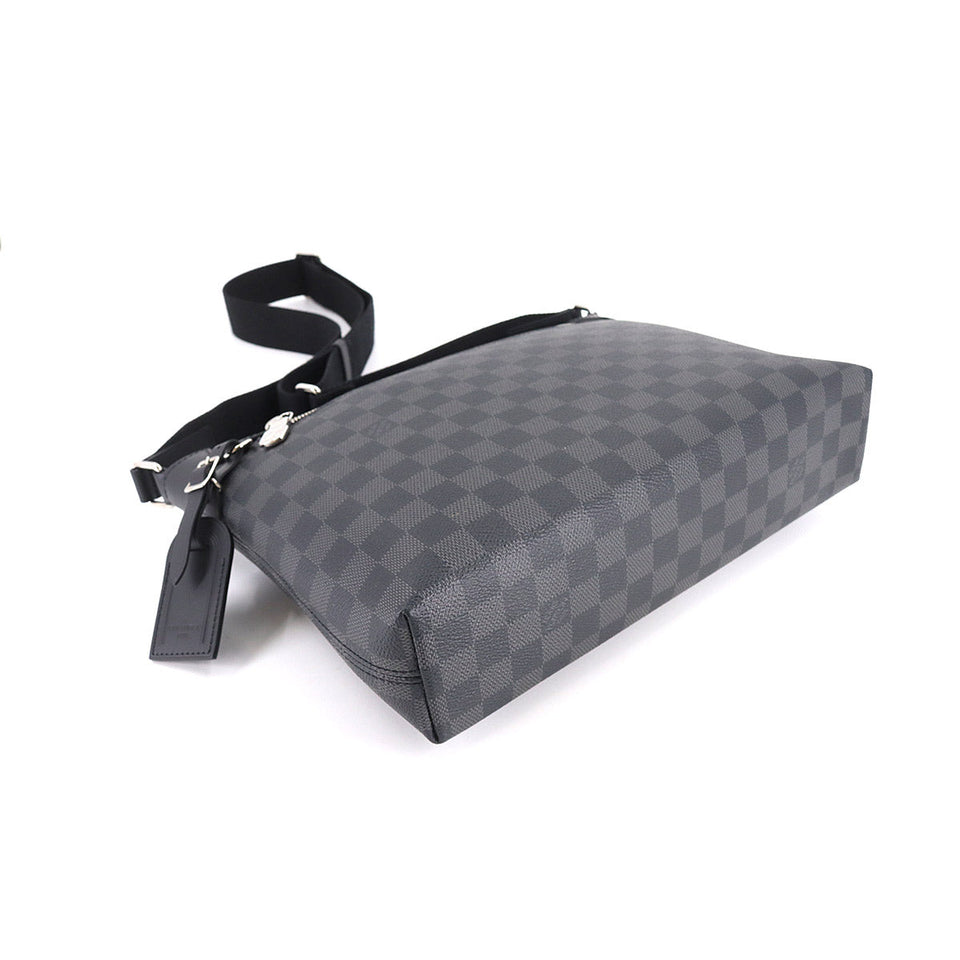 Louis Vuitton Damier Graphite Mick PM NM Shoulder Bag Black Gray