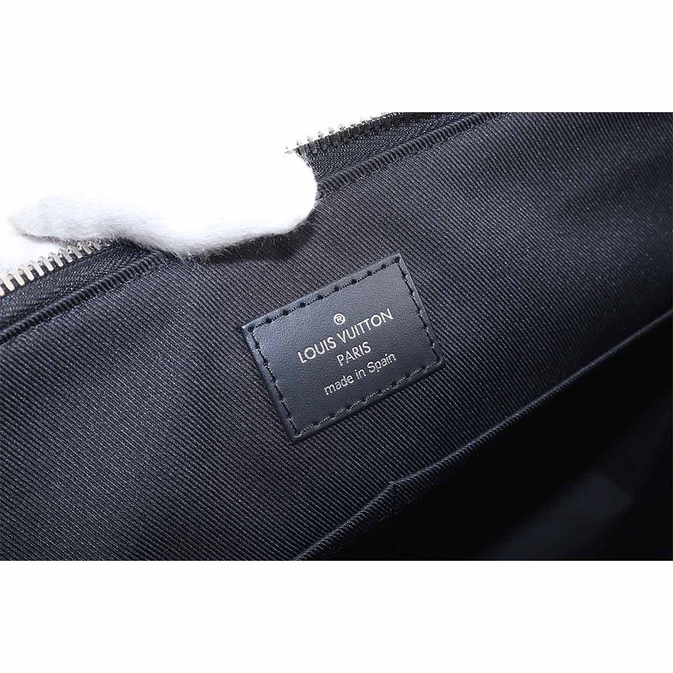 Louis Vuitton Damier Graphite Mick PM NM Shoulder Bag Black Gray