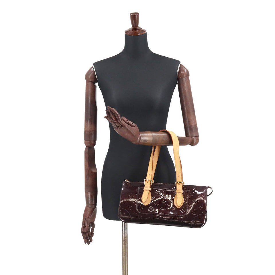Louis Vuitton Vernis Rosewood Avenue Shoulder Bag Leather