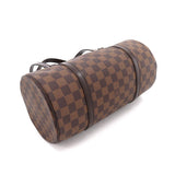 Louis Vuitton Damier Papillon 30 Handbag Ebene Brown Gold Metal Fittings