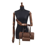 Louis Vuitton Damier Papillon 30 Handbag Ebene Brown Gold Metal Fittings