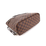 Louis Vuitton Damier Neverfull PM Tote Bag Brown Gold Hardware