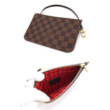 Louis Vuitton Damier Neverfull PM Tote Bag Brown Gold Hardware