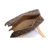 Louis Vuitton Monogram Cite GM Shoulder Bag Brown