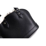 Louis Vuitton Epi Alma BB 2Way Shoulder Bag Leather Noir Black
