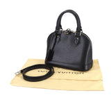 Louis Vuitton Epi Alma BB 2Way Shoulder Bag Leather Noir Black