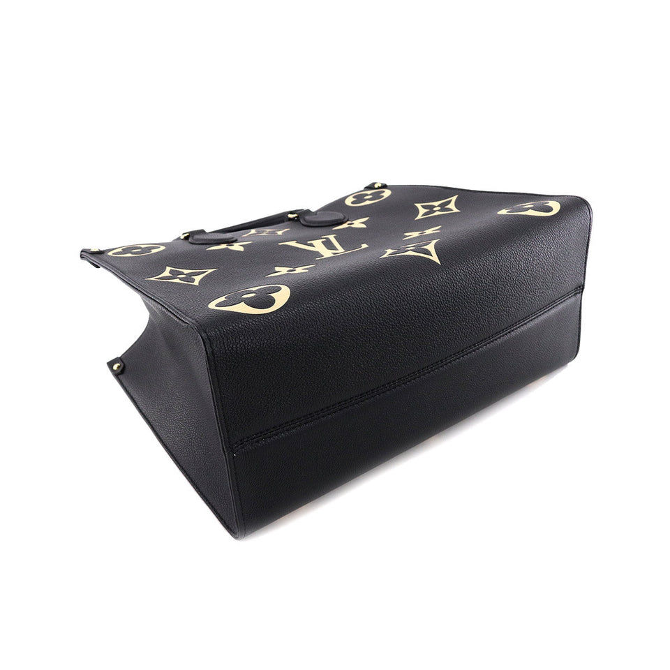 Louis Vuitton Monogram Implant On The Go MM 2Way Tote Bag