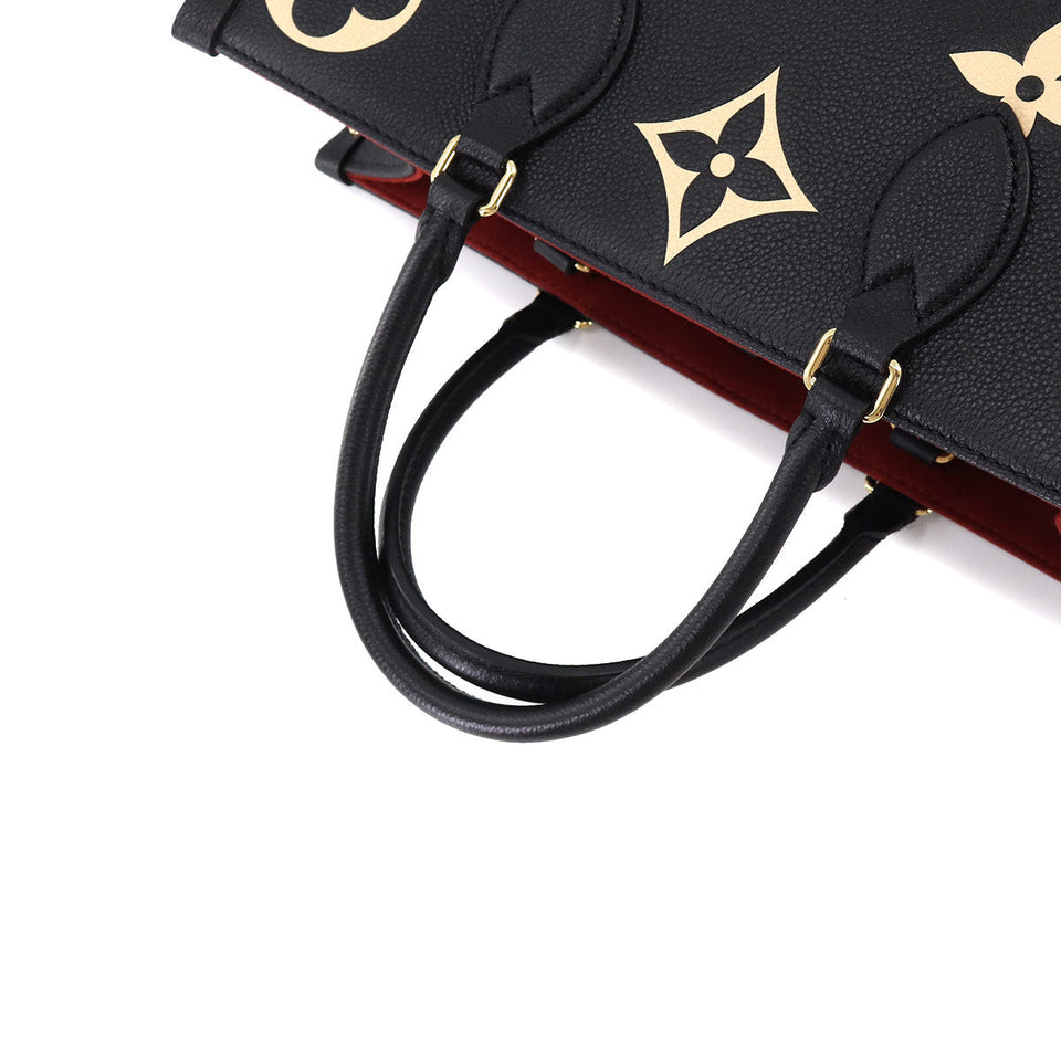 Louis Vuitton Monogram Implant On The Go MM 2Way Tote Bag