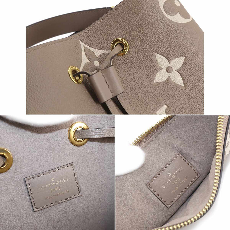 Louis Vuitton Bicolor Monogram Emplant Neonoe MM 2Way Shoulder Bag