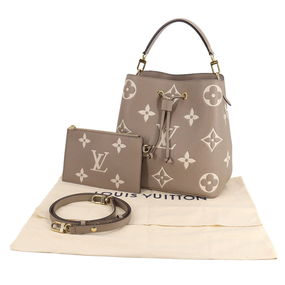 Louis Vuitton Bicolor Monogram Emplant Neonoe MM 2Way Shoulder Bag