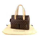 Louis Vuitton Monogram Multipli Cite Tote Bag Brown