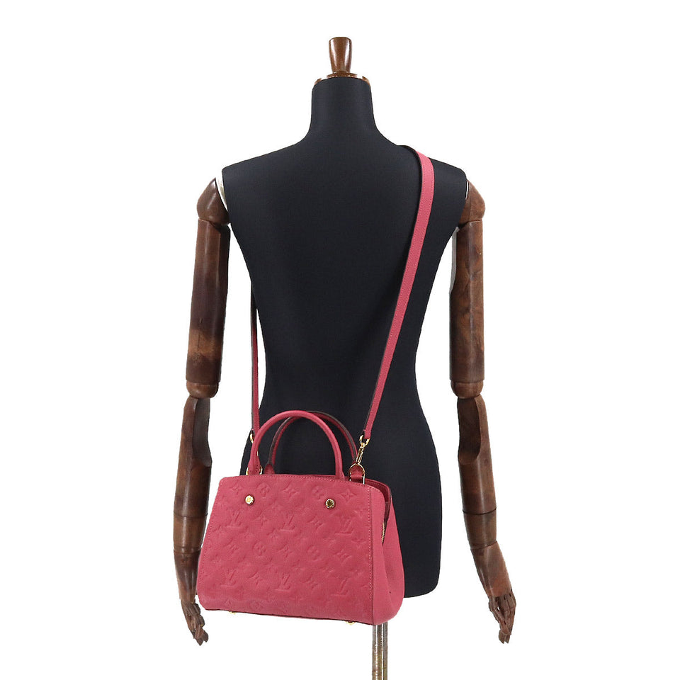 Louis Vuitton Monogram Emplant Montaigne BB 2way Shoulder Bag
