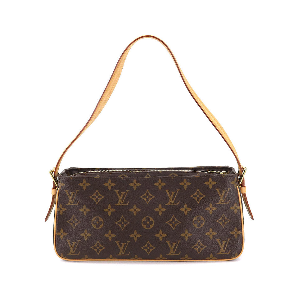 Louis Vuitton Monogram Viva Cite MM Shoulder Bag Brown
