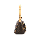 Louis Vuitton Monogram Tikal GM Shoulder Bag Brown Gold Hardware