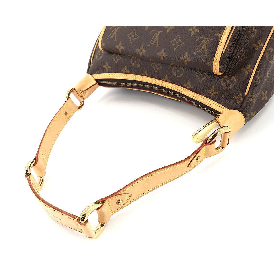 Louis Vuitton Monogram Tikal GM Shoulder Bag Brown Gold Hardware