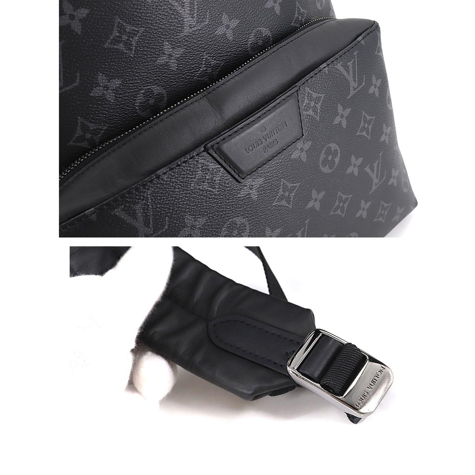 Louis Vuitton Monogram Eclipse Apollo Backpack Rucksack Black