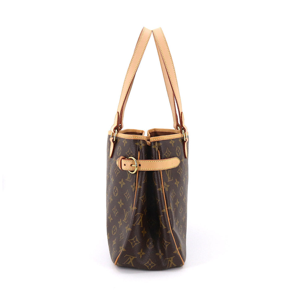 Louis Vuitton Monogram Batignolles Horizontal Tote Bag Brown