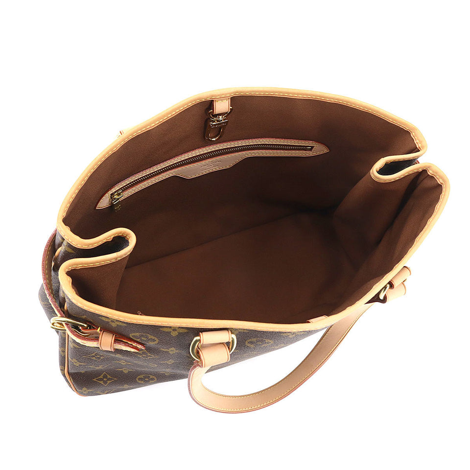 Louis Vuitton Monogram Batignolles Horizontal Tote Bag Brown