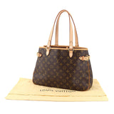 Louis Vuitton Monogram Batignolles Horizontal Tote Bag Brown