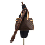 Louis Vuitton Monogram Batignolles Horizontal Tote Bag Brown