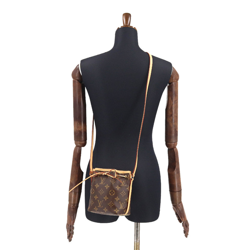 Louis Vuitton Monogram Nano Noe Shoulder Bag Brown