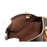 Louis Vuitton Monogram Speedy 30 Hand Bag Brown Gold Hardware