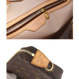 Louis Vuitton Monogram Bucket GM Tote Bag Brown