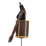 Louis Vuitton Monogram Bucket GM Tote Bag Brown