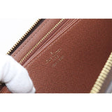 Louis Vuitton Monogram Zippy Round Zipper Long Wallet Brown