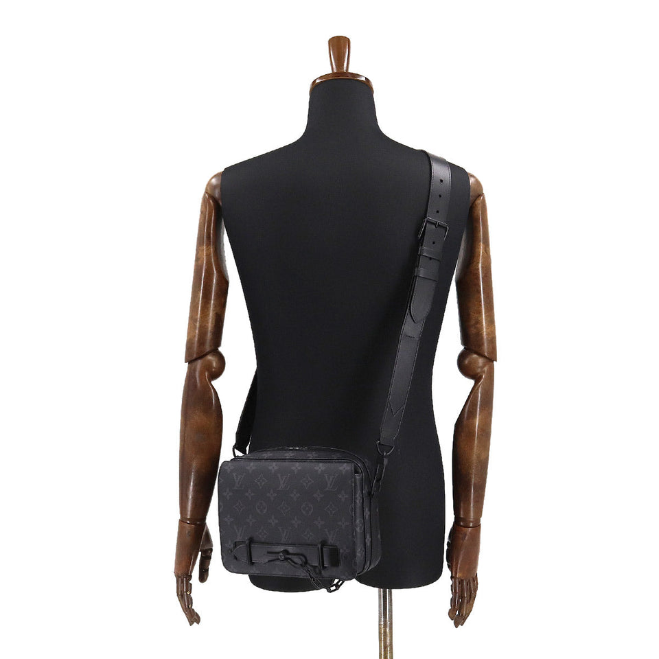 Louis Vuitton Monogram Eclipse Steamer Messenger Shoulder Bag