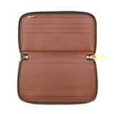 Louis Vuitton Monogram Zippy Organizer Round Zipper Long Wallet Brown