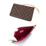Louis Vuitton Monogram Neverfull MM Tote Bag Brown