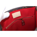 Louis Vuitton Monogram Sac Plat BB 2Way Shoulder Bag Brown