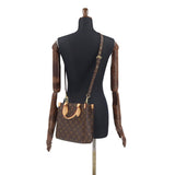 Louis Vuitton Monogram Sac Plat BB 2Way Shoulder Bag Brown
