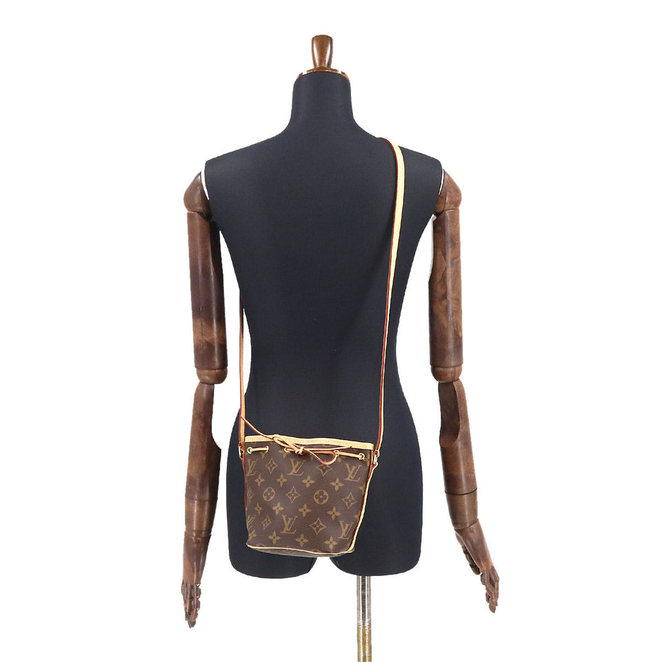 Louis Vuitton Monogram Nano Noe Shoulder Bag Brown