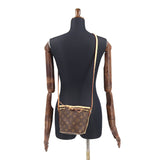 Louis Vuitton Monogram Nano Noe Shoulder Bag Brown